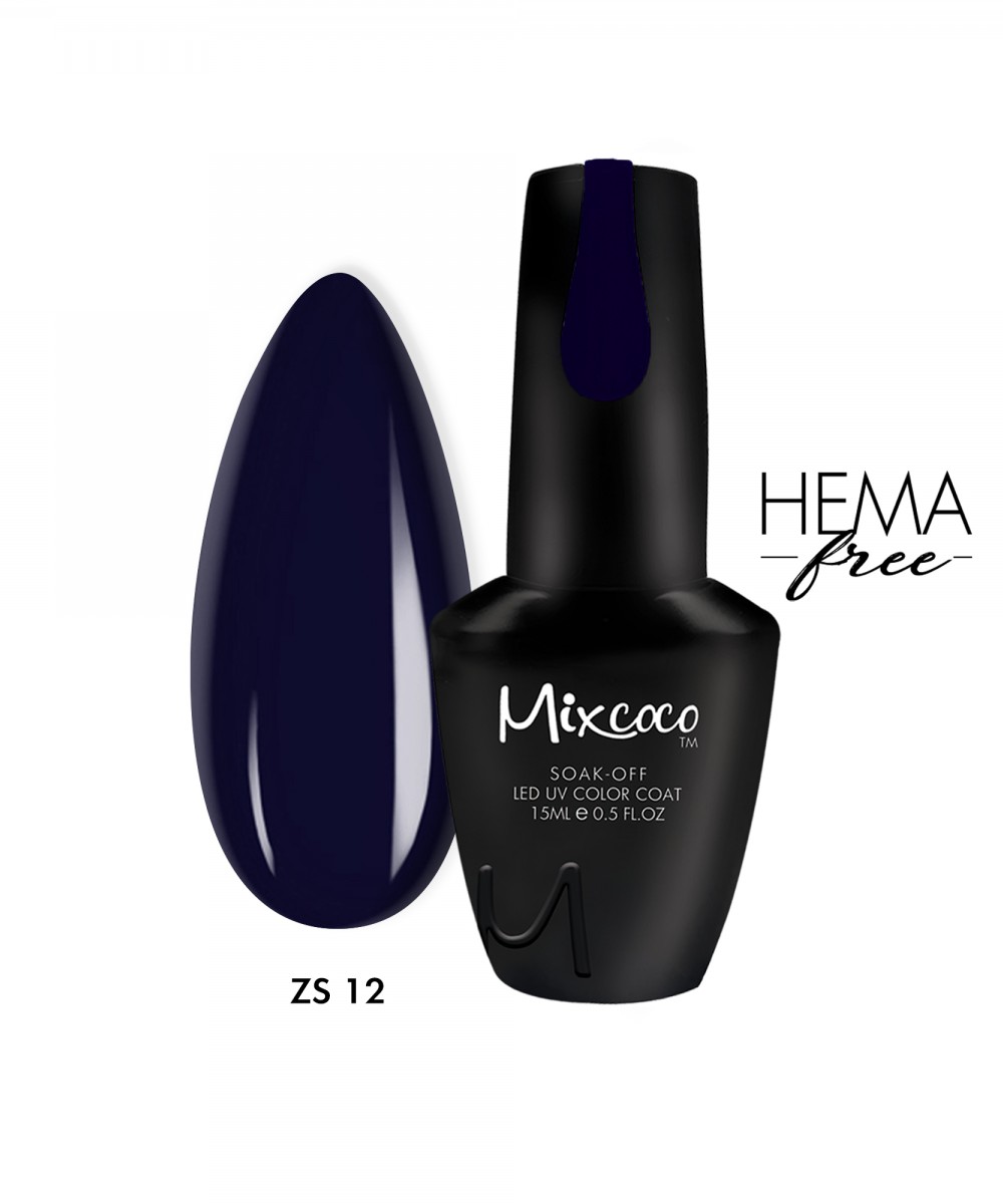 Mixcoco Ημιμόνιμο Βερνίκι Νυχιών ZS-012 15ml Hema Free