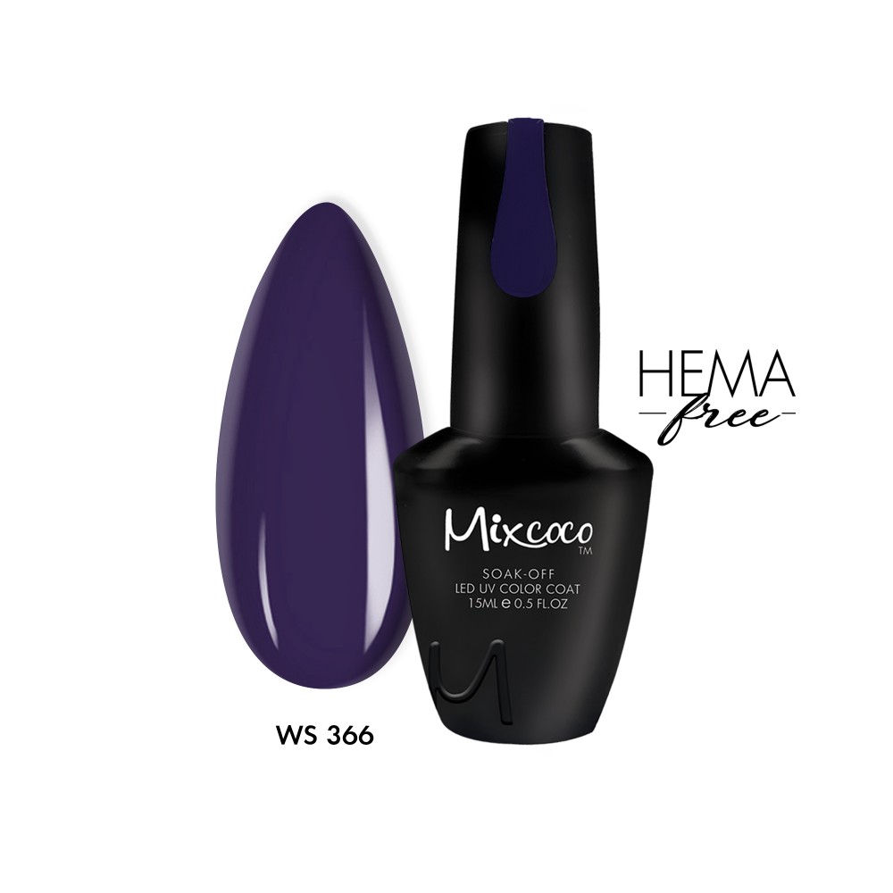 Mixcoco Ημιμόνιμο Βερνίκι Νυχιών WS-366 15ml Hema Free