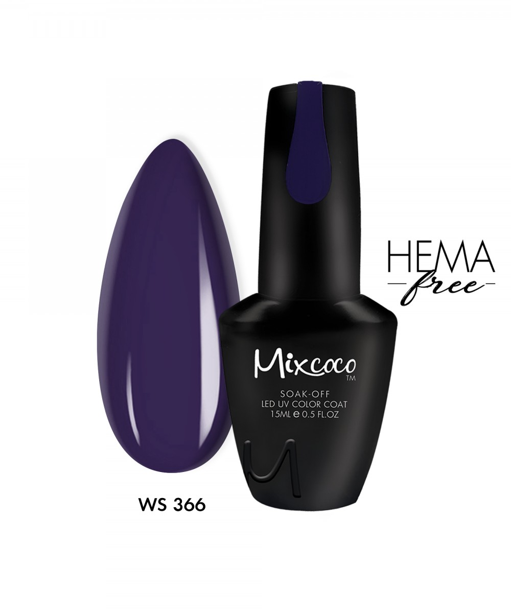 Mixcoco Ημιμόνιμο Βερνίκι Νυχιών WS-366 15ml Hema Free