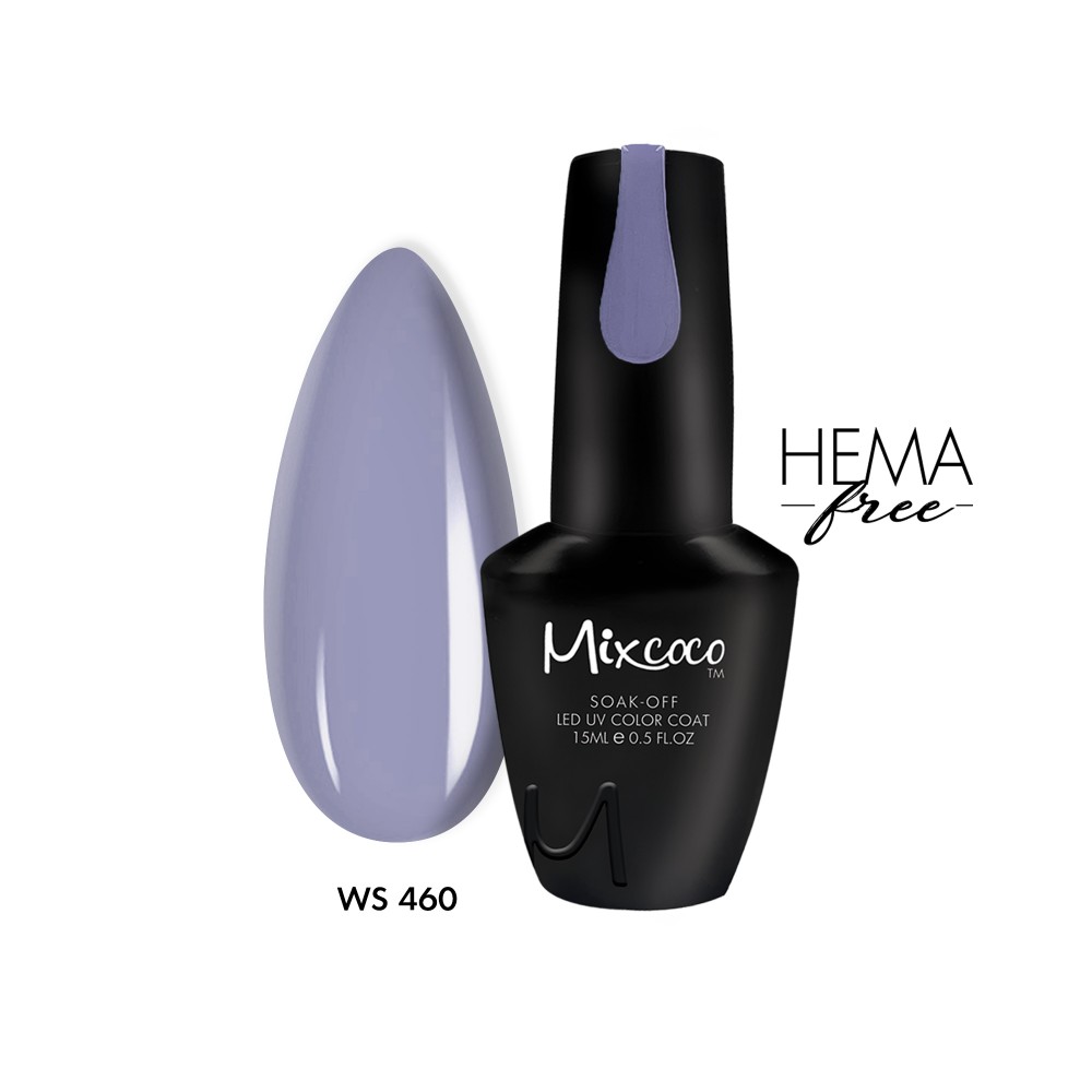 Mixcoco Ημιμόνιμο Βερνίκι Νυχιών WS-460 15ml Hema Free
