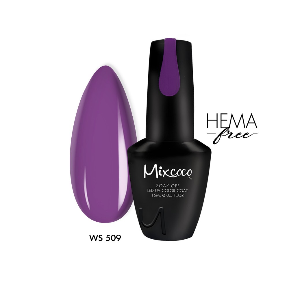 Mixcoco Ημιμόνιμο Βερνίκι Νυχιών WS-509 15ml Hema Free