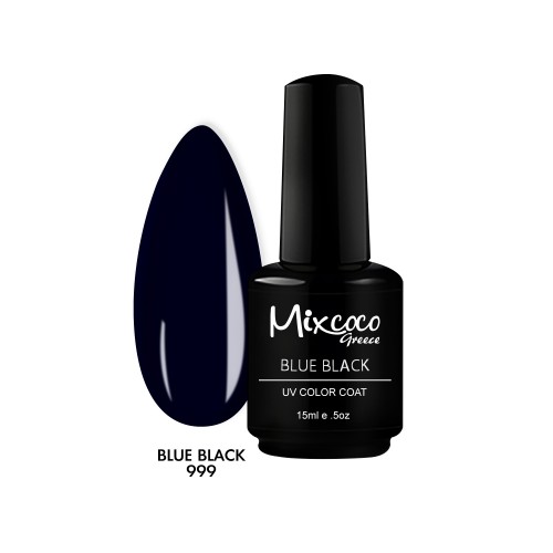Mixcoco Ημιμόνιμο Βερνίκι Νυχιών 999 Blue Black 15ml