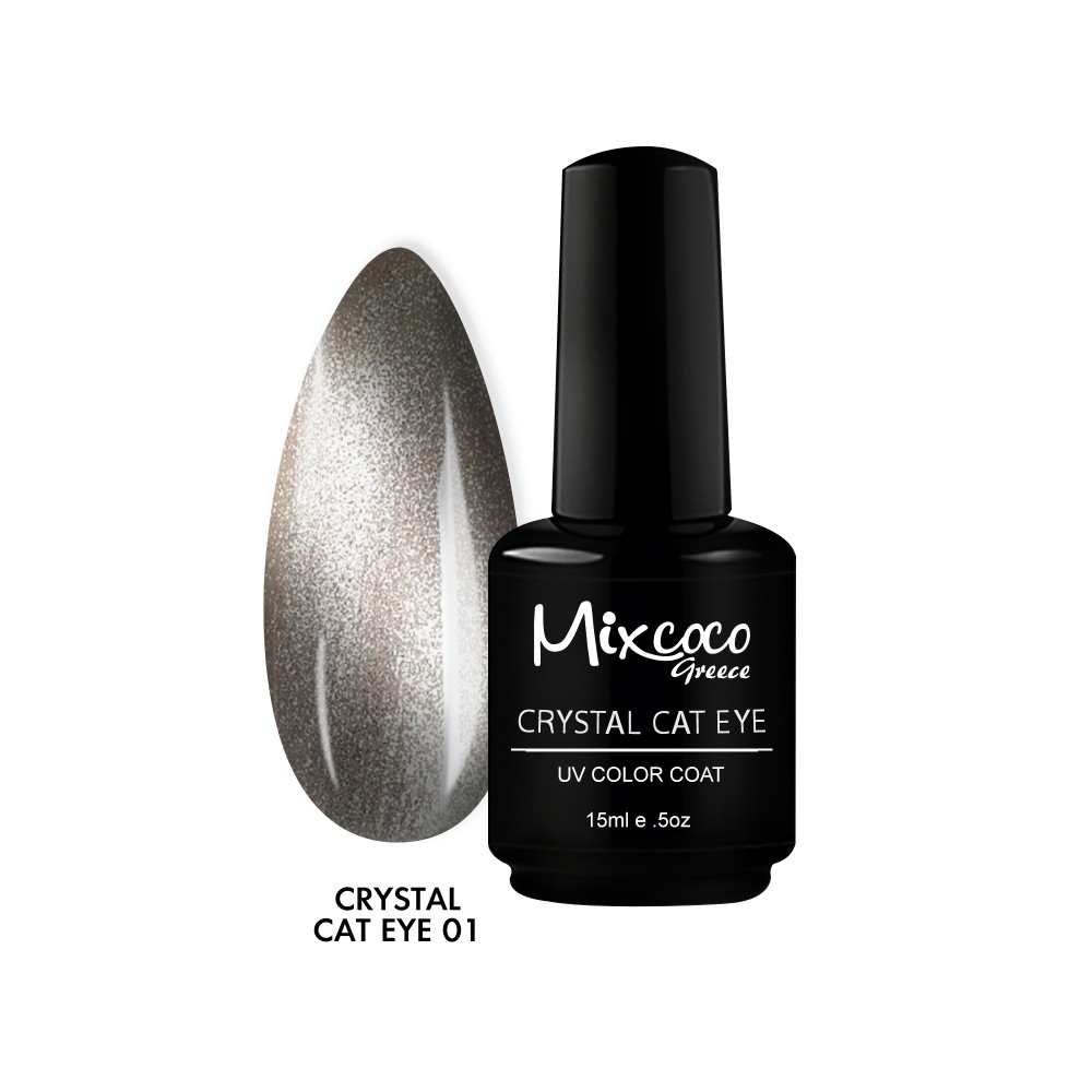 Mixcoco Ημιμόνιμο Βερνίκι Νυχιών Crystal Cat Eye 01 15ml Mixcoco Ημιμόνιμο Βερνίκι Νυχιών Crystal Cat Eye 01 15ml