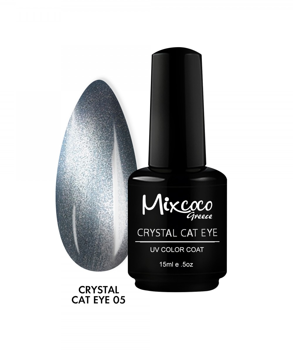 Mixcoco Ημιμόνιμο Βερνίκι Νυχιών Crystal Cat Eye 05 15ml