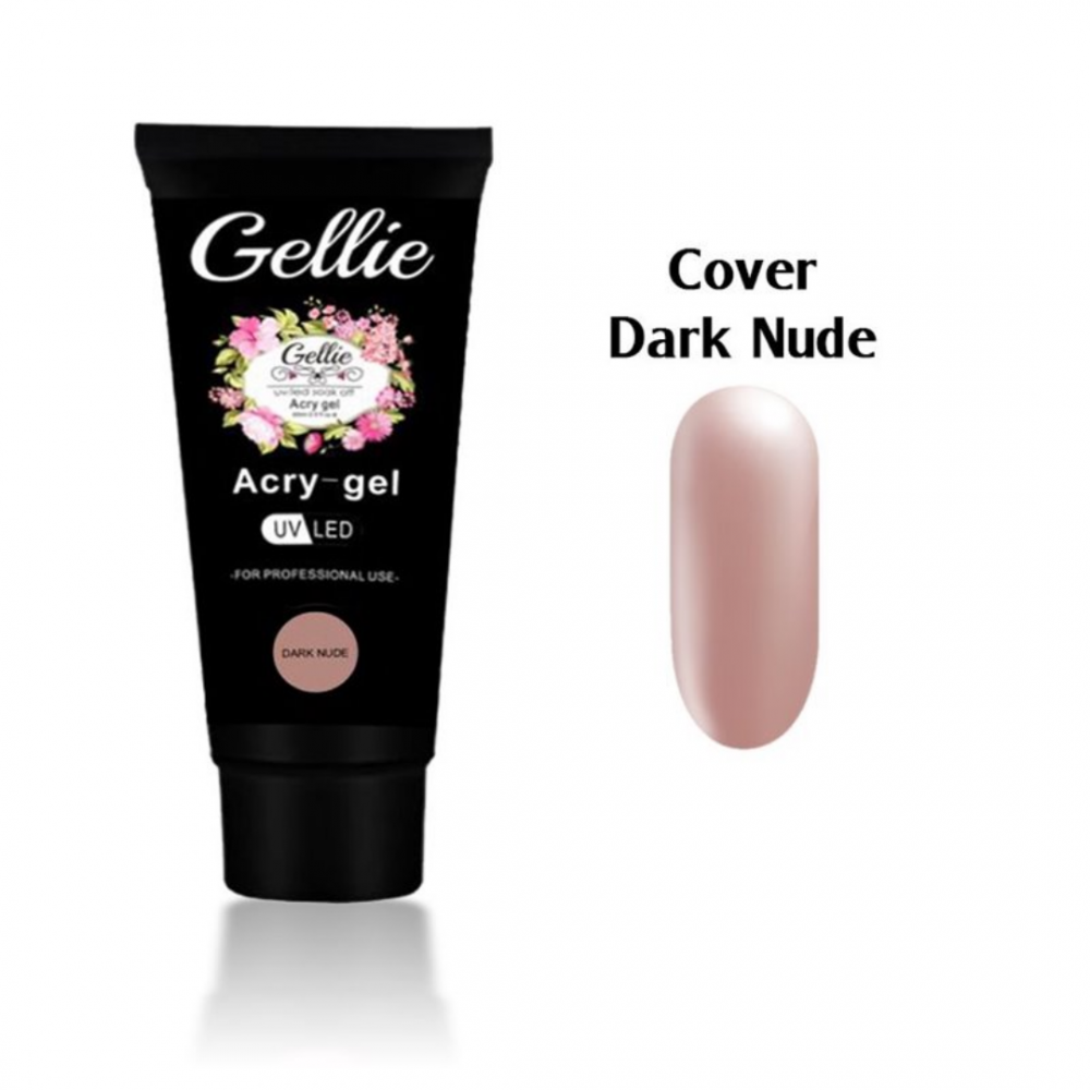 Gellie Acrygel Cover Dark Nude 30ml Gellie Acrygel Cover Dark Nude 30ml
