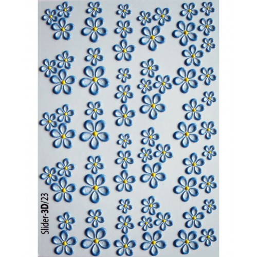 J.K Αυτοκόλλητα Νερού Νυχιών Dream Nails 3D/23 (112749)
