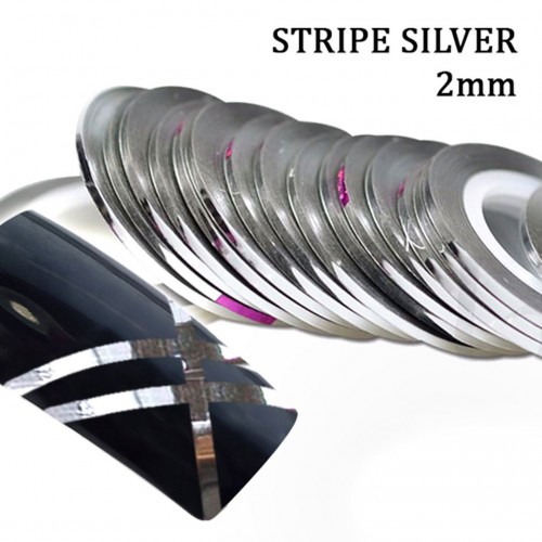 J.K Stripe Silver 2Mm (021961)