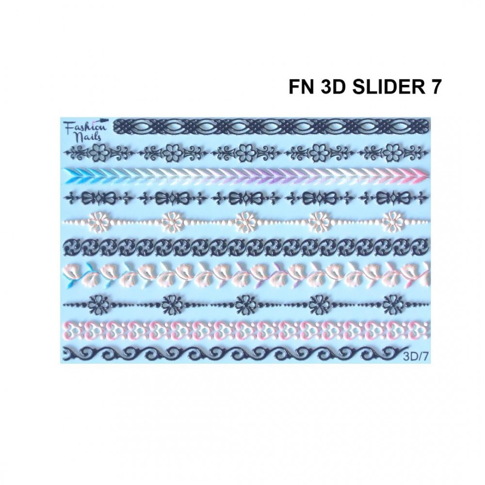J.K Fashion Nails 3D Slider 07 (113113)