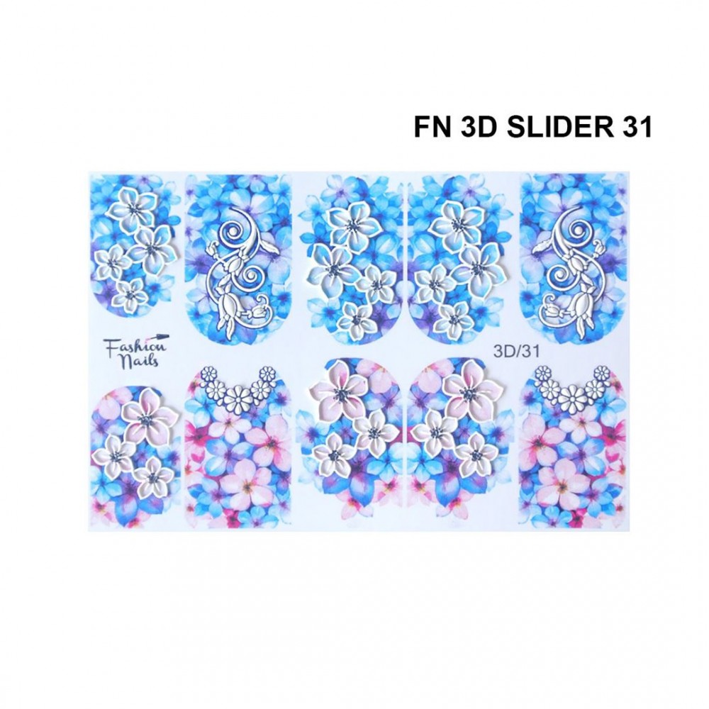 J.K Fashion Nails 3D Slider 31 (113418)