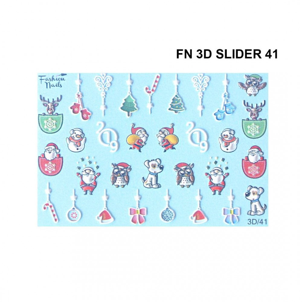 J.K Fashion Nails 3D Slider 41 (113654)