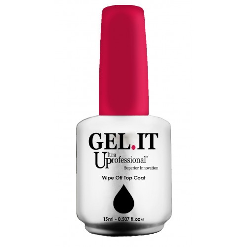 Gel It Up Ημιμόνιμο Βερνίκι Νυχιών Wipe Off Top Coat ,15ml