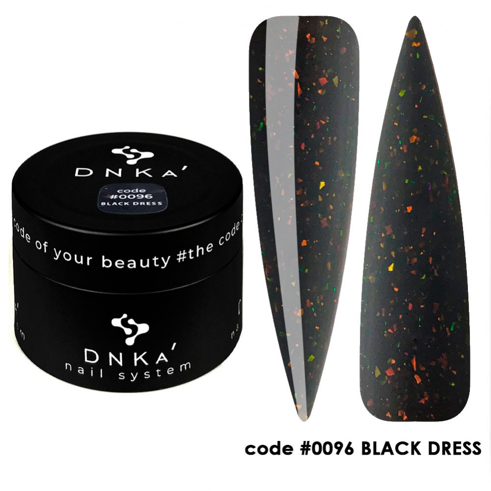 DNKa Cover Rubber Base French #0096 Black Dress 30ml