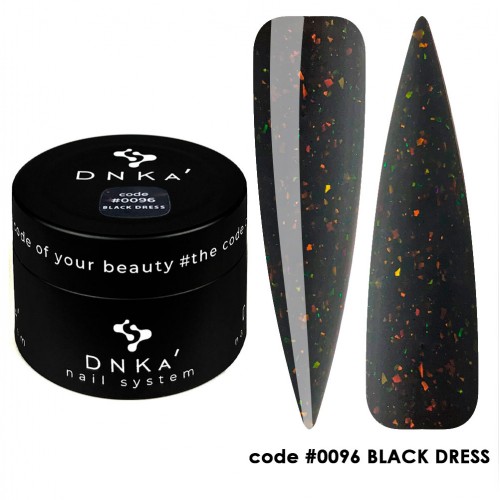 DNKa Cover Rubber Base French #0096 Black Dress 30ml