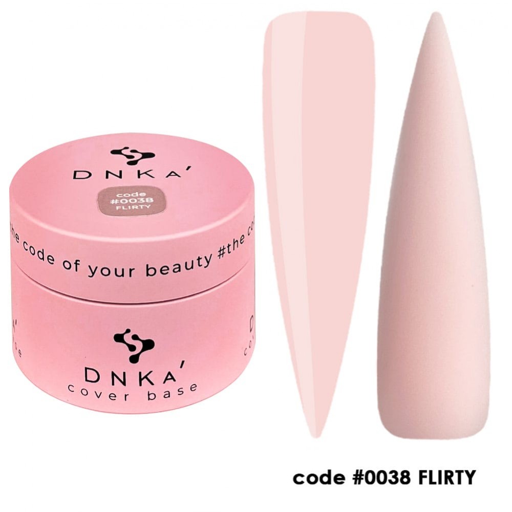 DNKa Cover Rubber Base French #0038 Flirty 30ml