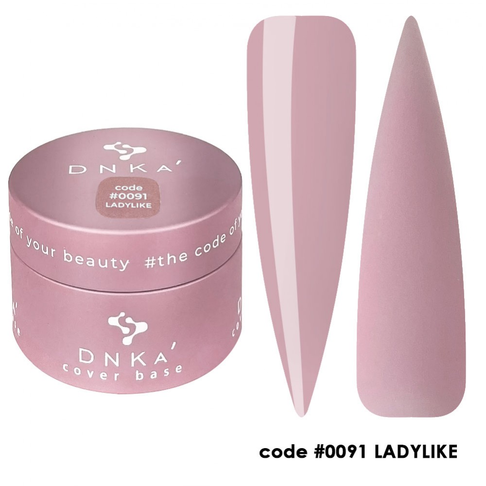 DNKa Cover Rubber Base French #0091 Ladylike 30ml