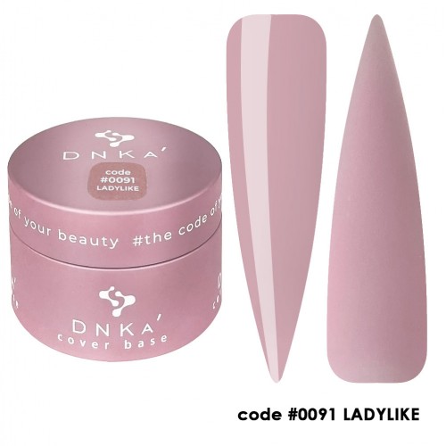 DNKa Cover Rubber Base French #0091 Ladylike 30ml