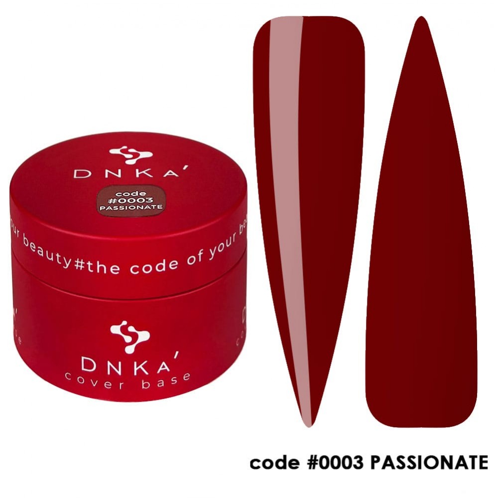 DNKa Cover Rubber Base French #0003 Passionate 30ml