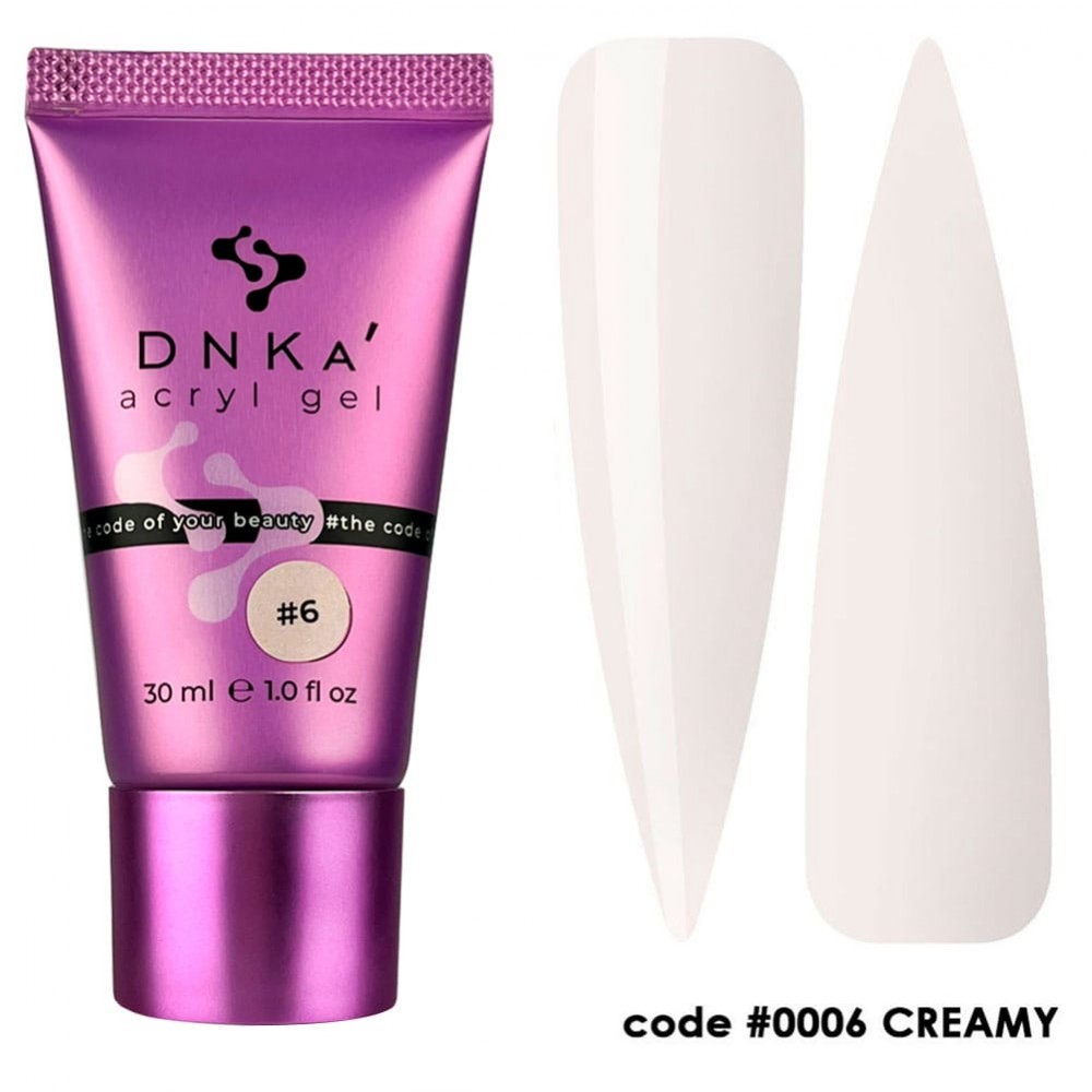 DNKa Acryl Gel (tube) #0006 Creamy 30ml DNKa Acryl Gel (tube) #0006 Creamy 30ml