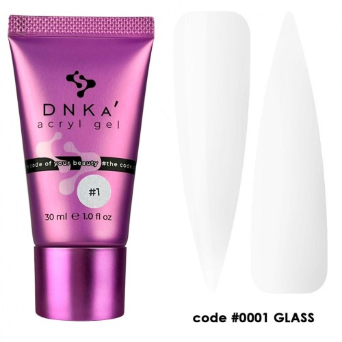 DNKa Acryl Gel (tube) #0001 Glass 30ml