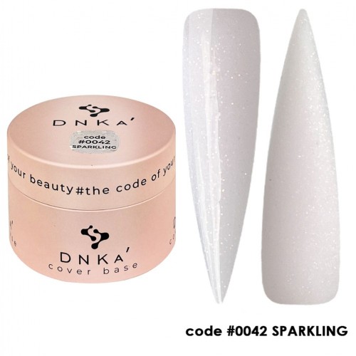 DNKa Cover Rubber Base French #0042 Sparkling 30ml