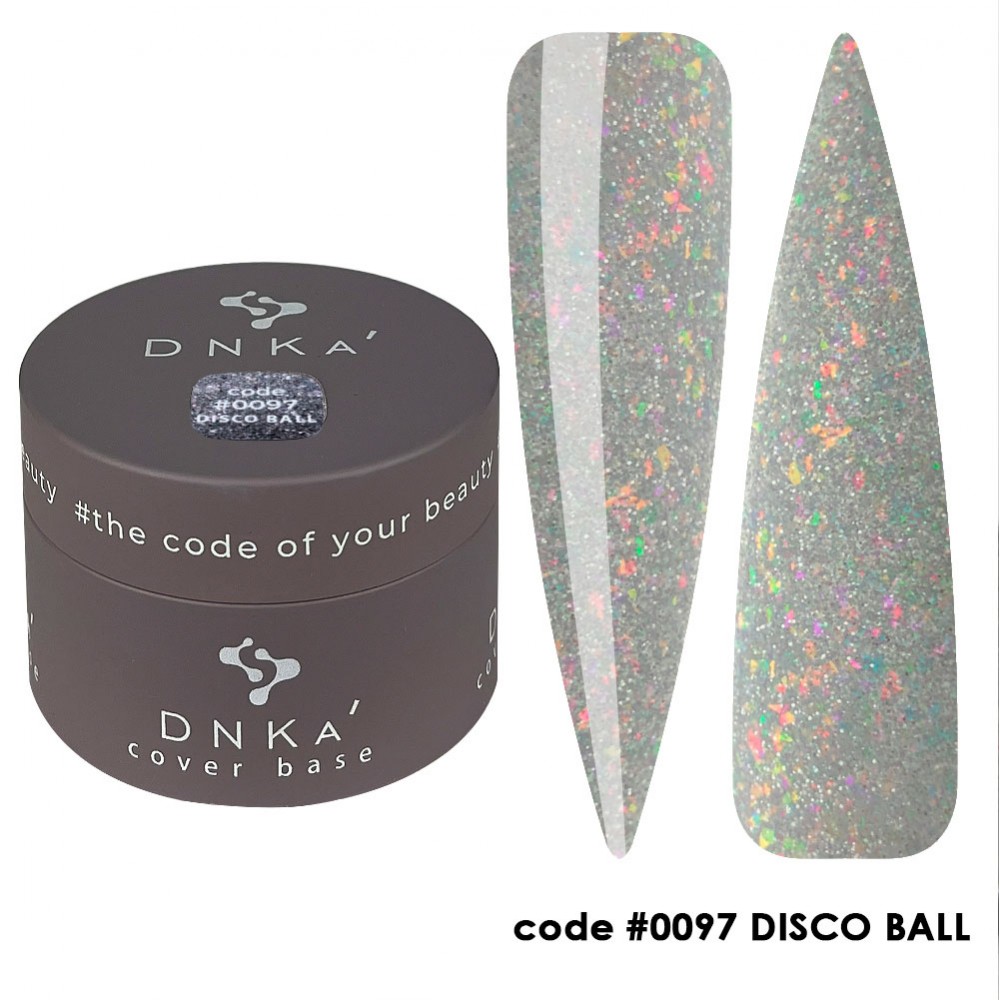 DNKa Cover Rubber Base French #0097 Disco Ball 30ml