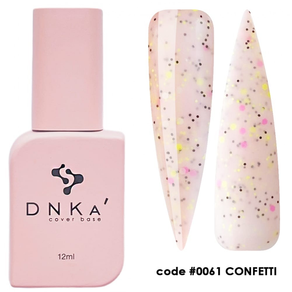 DNKa Cover Rubber Base French #0061 Confetti 12ml