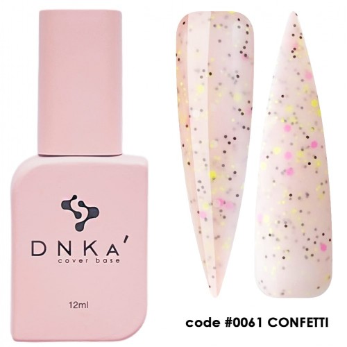 DNKa Cover Rubber Base French #0061 Confetti 12ml
