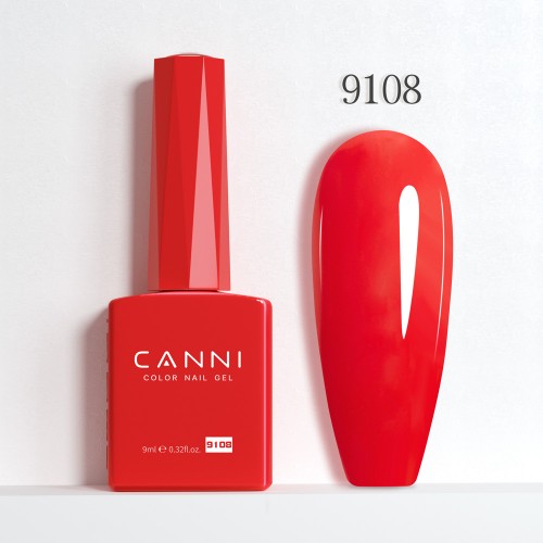 Canni Ημιμόνιμο Βερνίκι Νυχιών Chili Pepper 9108 Hema Free 9ml
