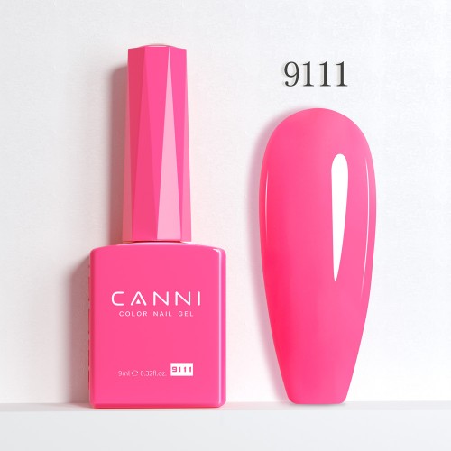 Canni Ημιμόνιμο Βερνίκι Νυχιών Wild Strawberry 9111 Hema Free 9ml