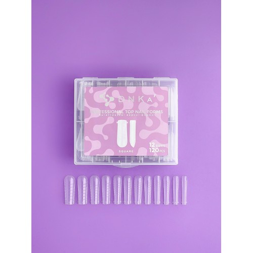 DNKa Reusable Upper Nail Forms Square 120pcs