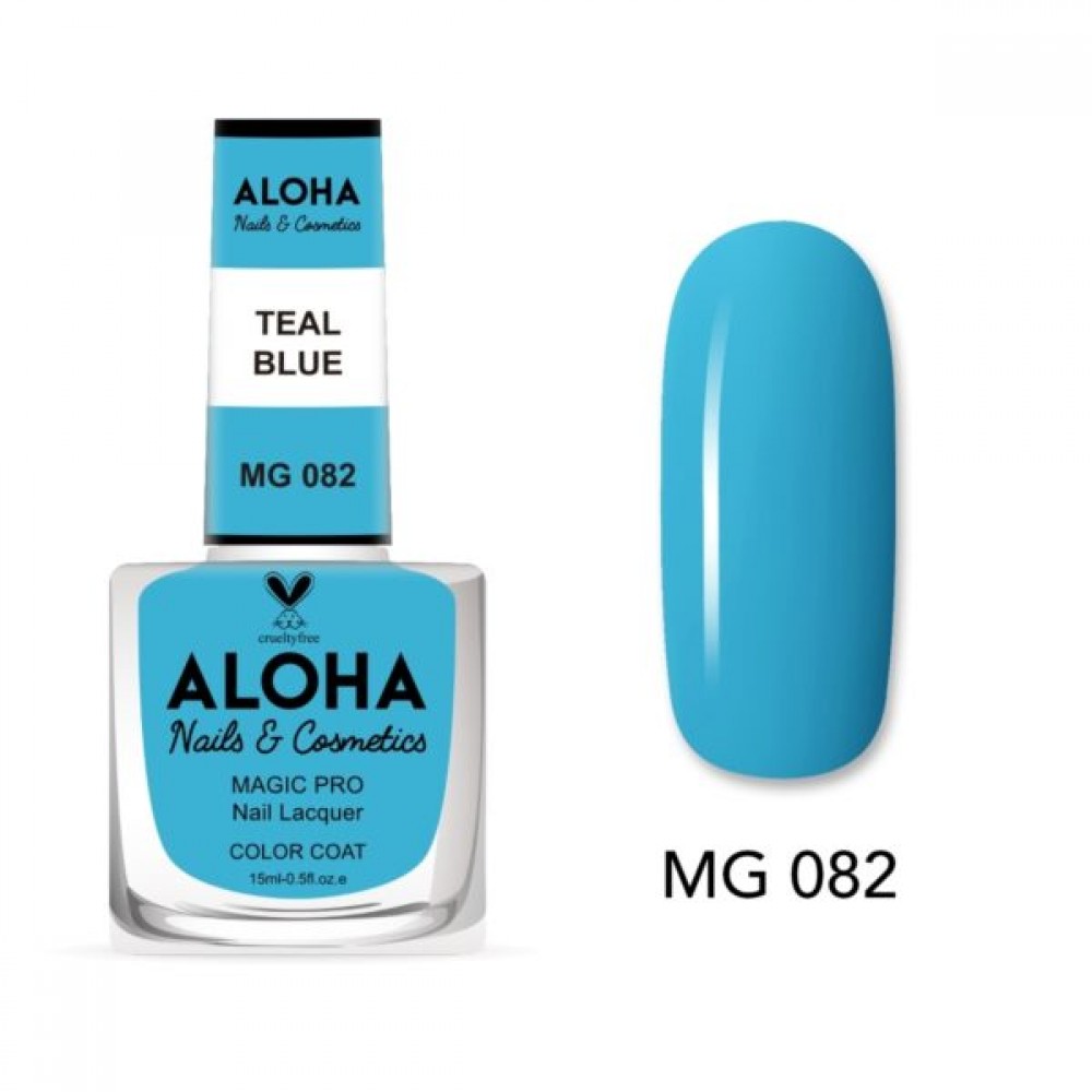 Aloha Βερνίκι Νυχιών 10 ημερών με Gel Effect Χωρίς Λάμπα Magic Pro Nail Lacquer 15ml – MG 082