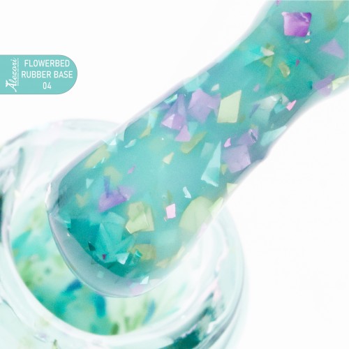 Alezori Rubber Base Color 04 Flowerbed ,15ml *