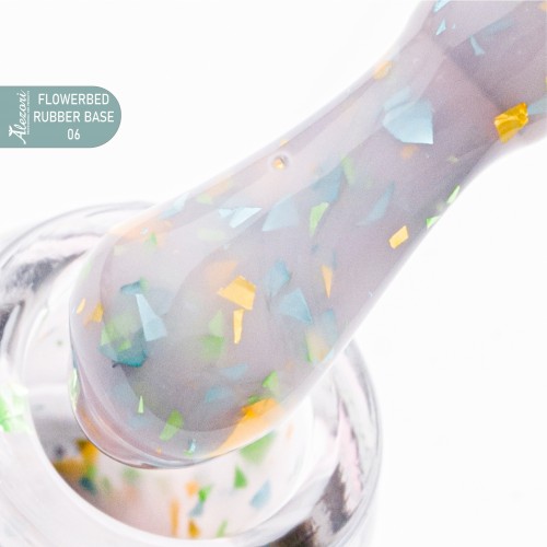 Alezori Rubber Base Color 06 Flowerbed ,15ml *