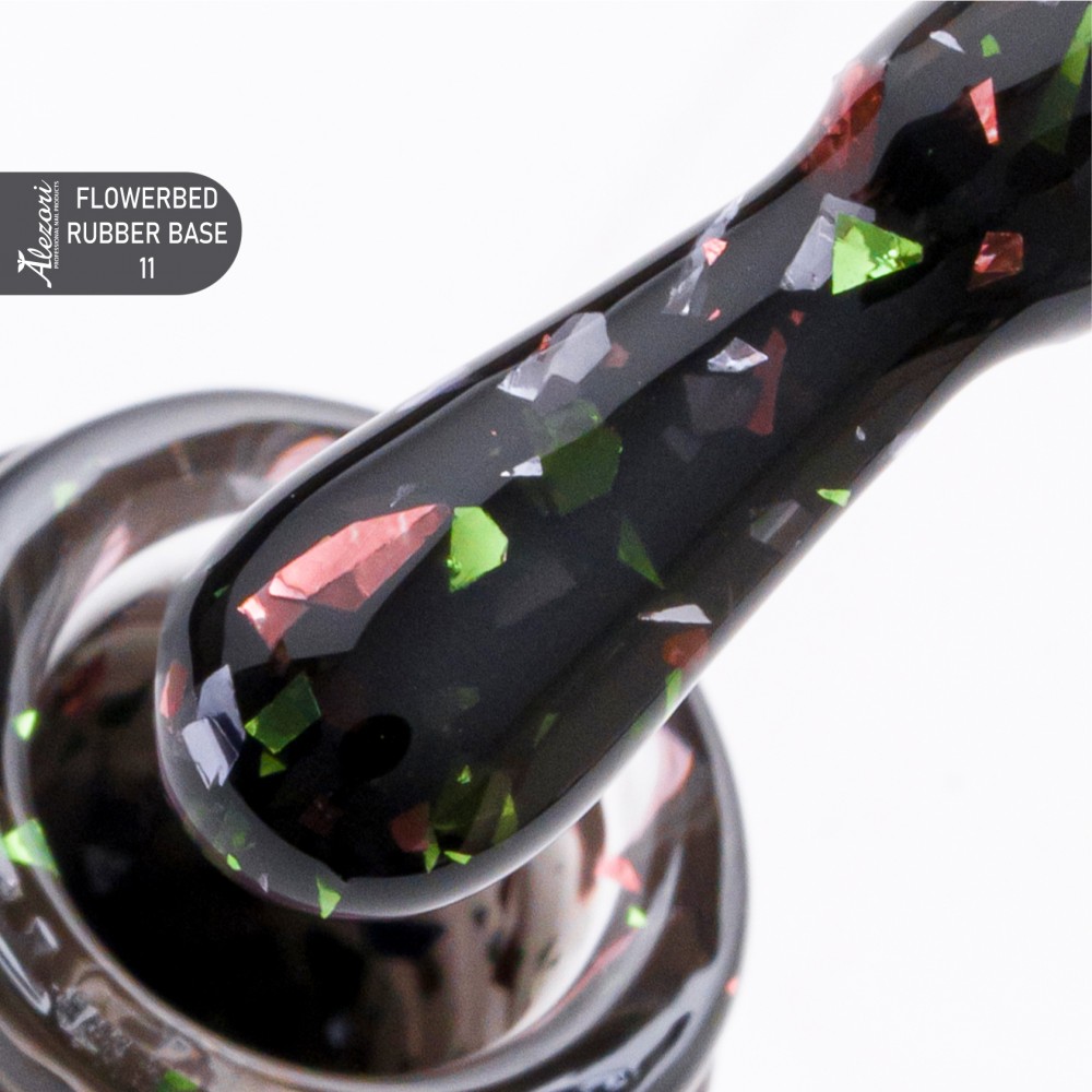 Alezori Rubber Base Color 11 Flowerbed ,15ml K *