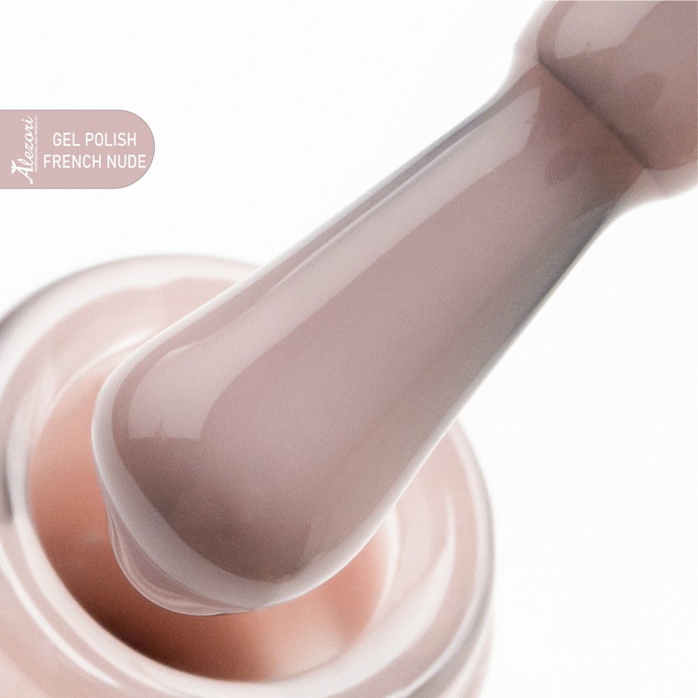 Alezori Ημιμόνιμο Βερνίκι Gel Polish French Nude ,15ml