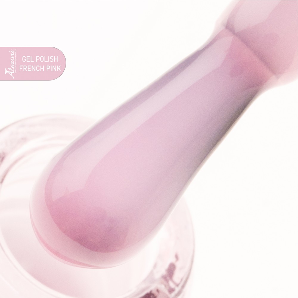 Alezori Ημιμόνιμο Βερνίκι Gel Polish French Pink ,15ml Alezori Ημιμόνιμο Βερνίκι Gel Polish French Pink ,15ml