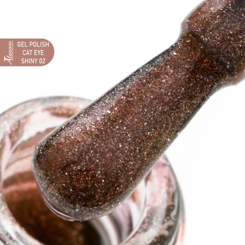 Alezori Ημιμόνιμο Βερνίκι Gel Polish Cat Eye Shiny 02, 15ml