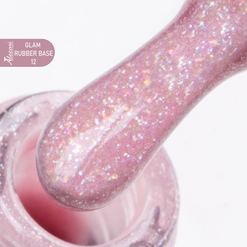 Alezori Rubber Base Color 12 Glam ,15ml *
