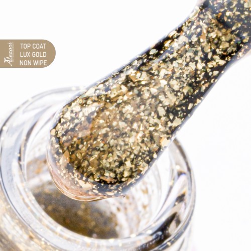 Alezori Top Coat Non Wipe Lux Gold 15ml K