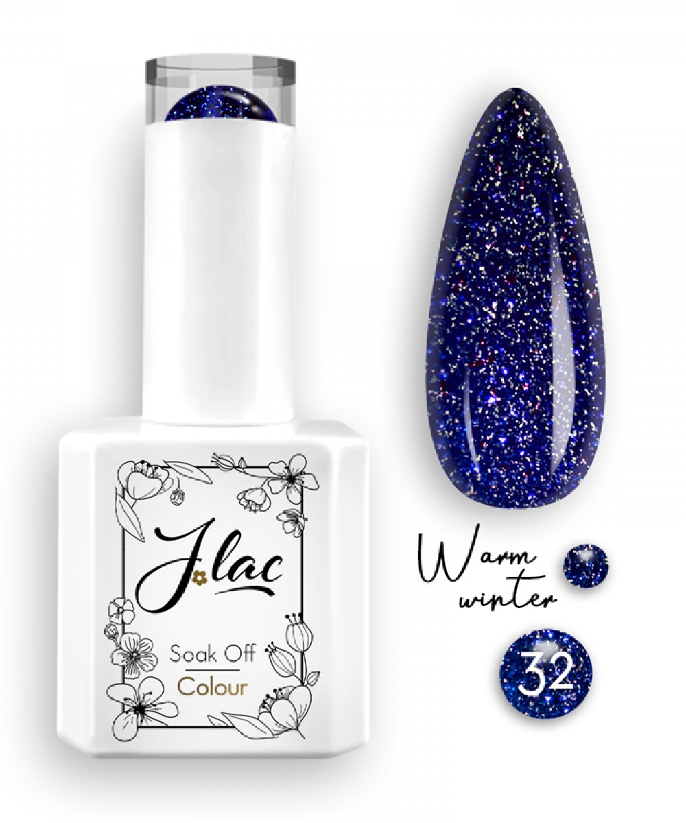 Jlac Ημιμόνιμο Βερνίκι Νυχιών Warm Winter 32, 15ml